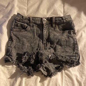 Kendall+Kylie Black High Waisted Denim Shorts! Used but in excellent condition!